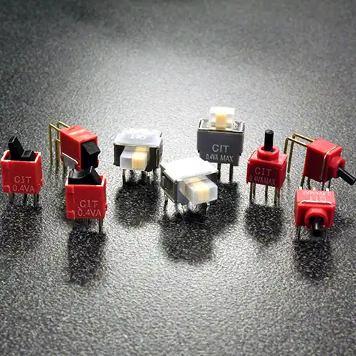 CIT Relay & Switch Expands Line with Three New IP67 Sub-Miniature Sealed Switch Series